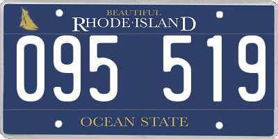 RI license plate 095519