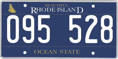 RI license plate 095528