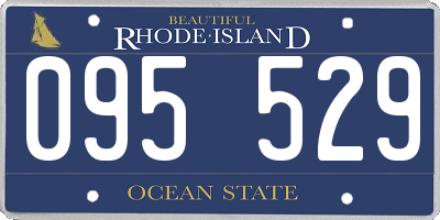 RI license plate 095529