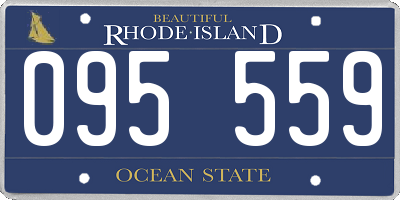 RI license plate 095559