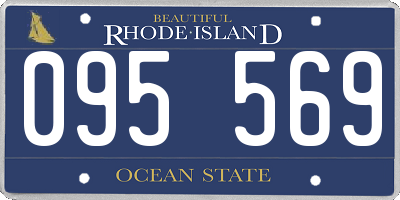 RI license plate 095569