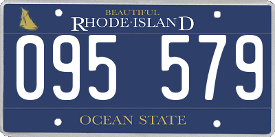 RI license plate 095579