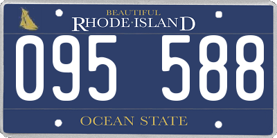 RI license plate 095588