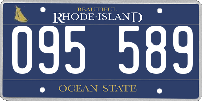 RI license plate 095589