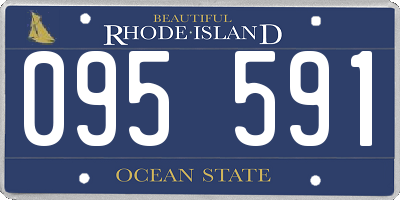 RI license plate 095591
