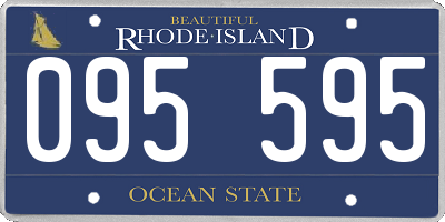 RI license plate 095595