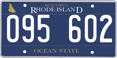 RI license plate 095602