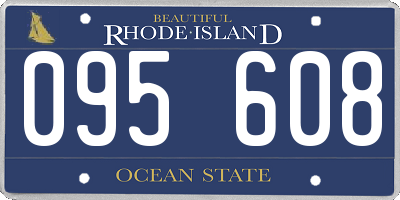 RI license plate 095608