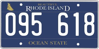 RI license plate 095618
