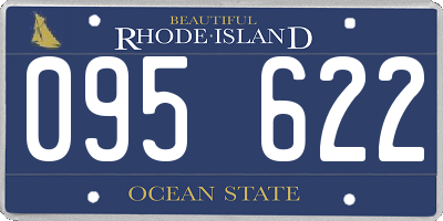 RI license plate 095622