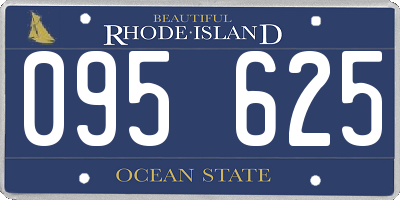 RI license plate 095625