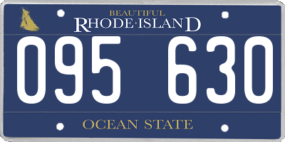 RI license plate 095630