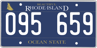RI license plate 095659