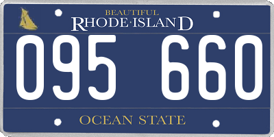 RI license plate 095660