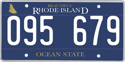 RI license plate 095679