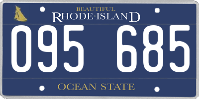 RI license plate 095685