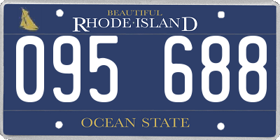 RI license plate 095688