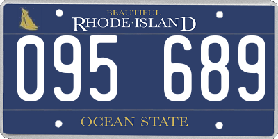 RI license plate 095689