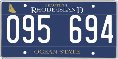 RI license plate 095694