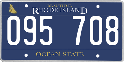RI license plate 095708