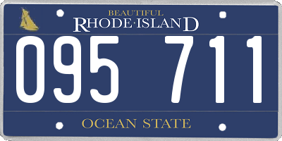 RI license plate 095711