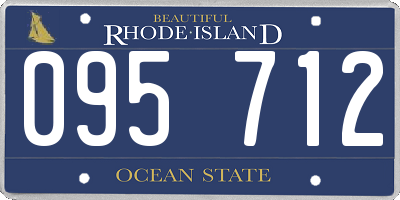 RI license plate 095712