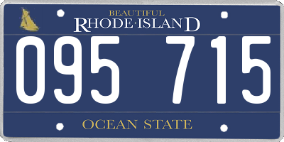 RI license plate 095715