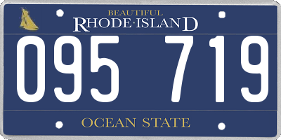 RI license plate 095719
