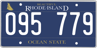 RI license plate 095779