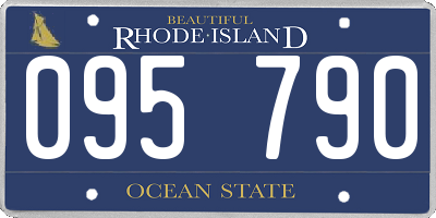 RI license plate 095790