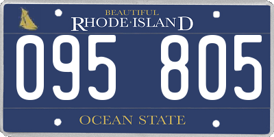 RI license plate 095805