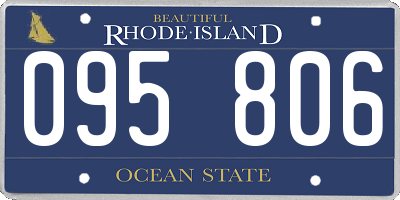 RI license plate 095806