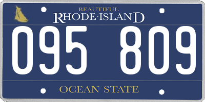 RI license plate 095809