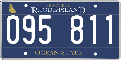 RI license plate 095811