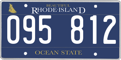 RI license plate 095812