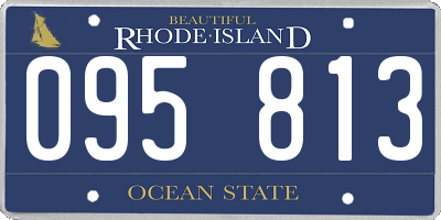 RI license plate 095813