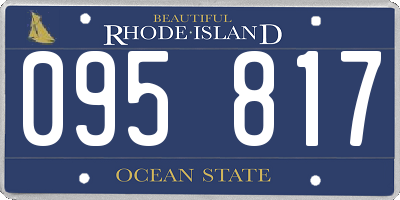 RI license plate 095817