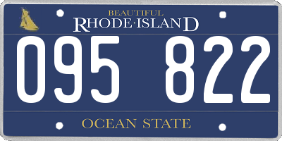 RI license plate 095822