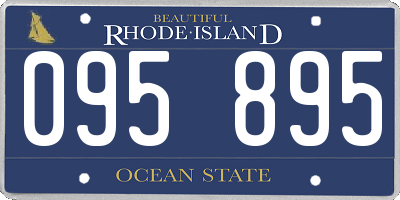 RI license plate 095895