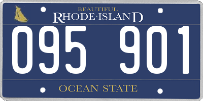 RI license plate 095901
