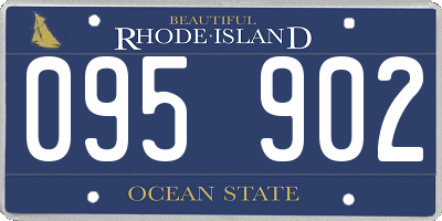 RI license plate 095902