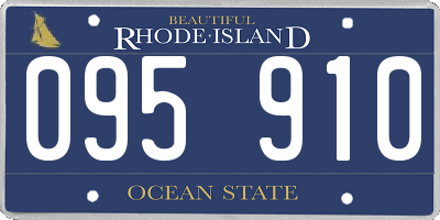 RI license plate 095910