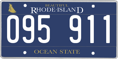RI license plate 095911