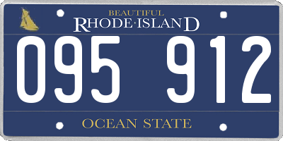 RI license plate 095912