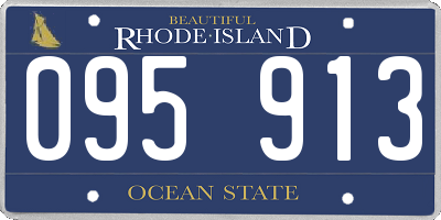 RI license plate 095913