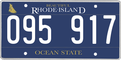 RI license plate 095917