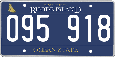 RI license plate 095918