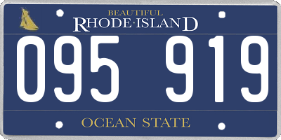 RI license plate 095919