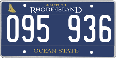 RI license plate 095936