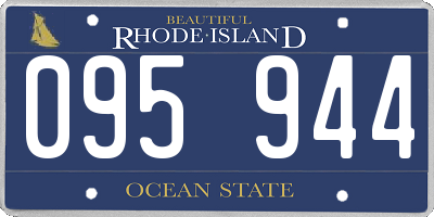 RI license plate 095944